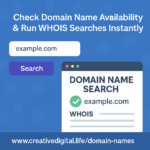 Domain name search - Creative Digital Life
