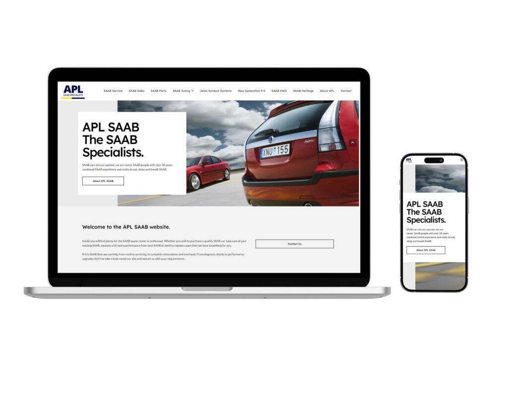 APL Saab: Specialist Automotive Website Migration