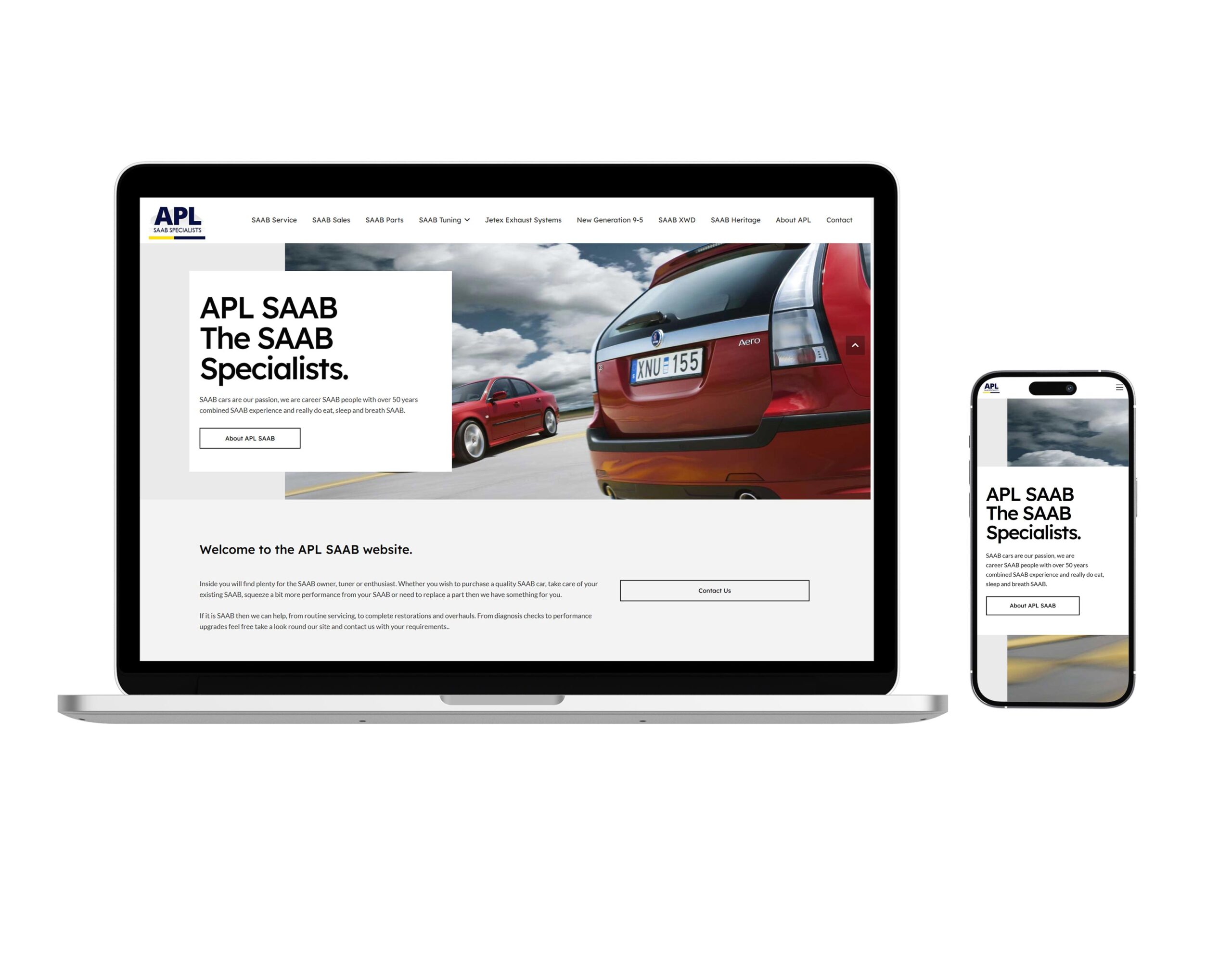 APL Saab: Specialist Automotive Website Migration