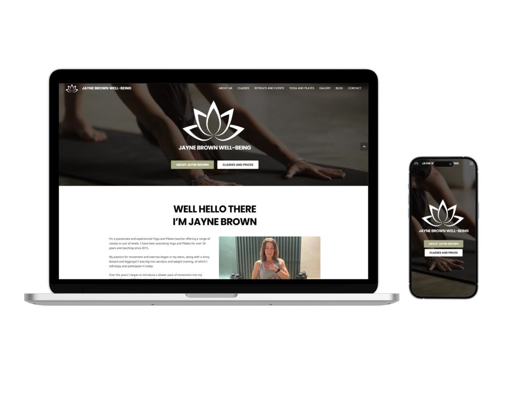 Jayne Brown Wellbeing: Multi-Location Booking & Rebrand
